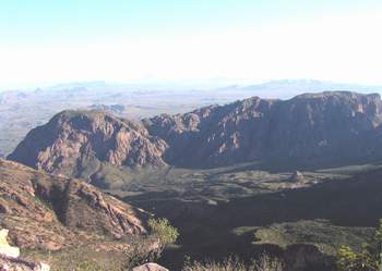 View of Basin from Mt Emory