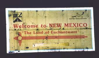 Entering New Mexico sign