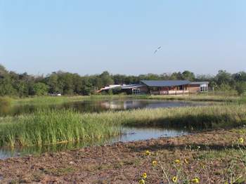 Visitor center at Estero Llano Grande State Park