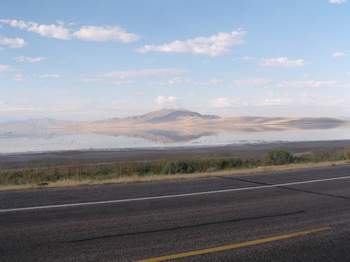 Antelope Island early morning.