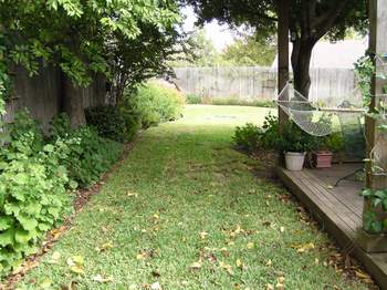 Shade area before, from other direction